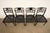 Baker Furniture Historic Charleston Regency Ebonized and Gold Gilt Dining Chairs, Set of Four For Sale In South Bend - Image 6 of 15