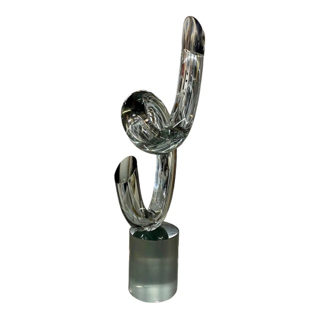Art Glass Knot Sculpture Elio Raffaeli For Sale