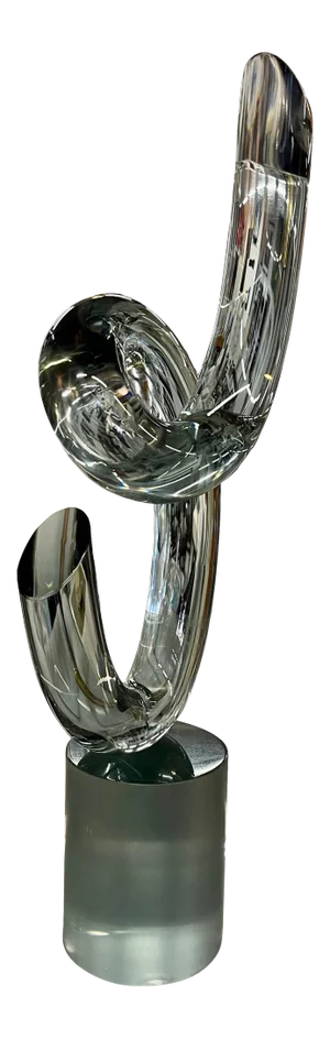 Art Glass Knot Sculpture Elio Raffaeli