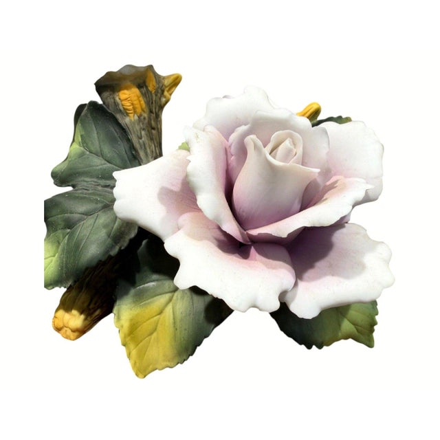 Traditional Vintage San Francisco Music Box White Doves Pink Rose Wind Beneath My Wings For Sale - Image 3 of 8