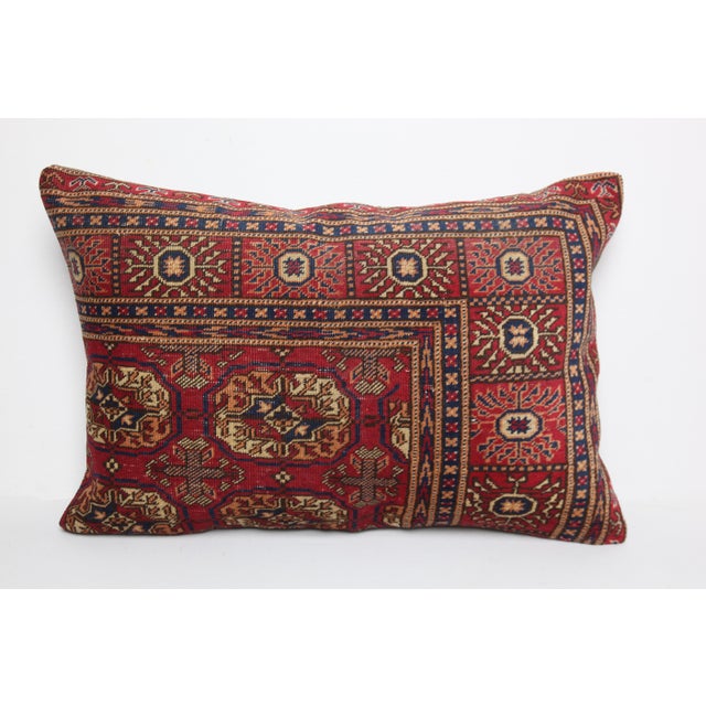 Here i am listing a 100% Handmade double knotted rug pillow cover, made from Vintage rug This’s a modern design and...