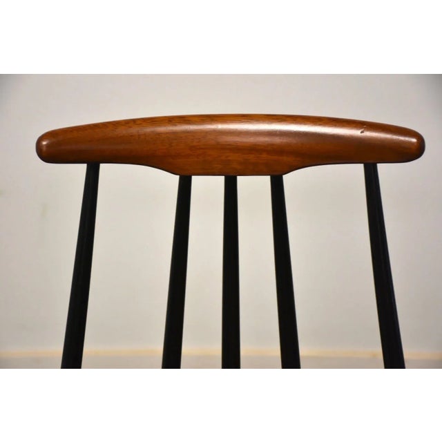 Wood Teak Dining Chairs - a Pair For Sale - Image 7 of 9