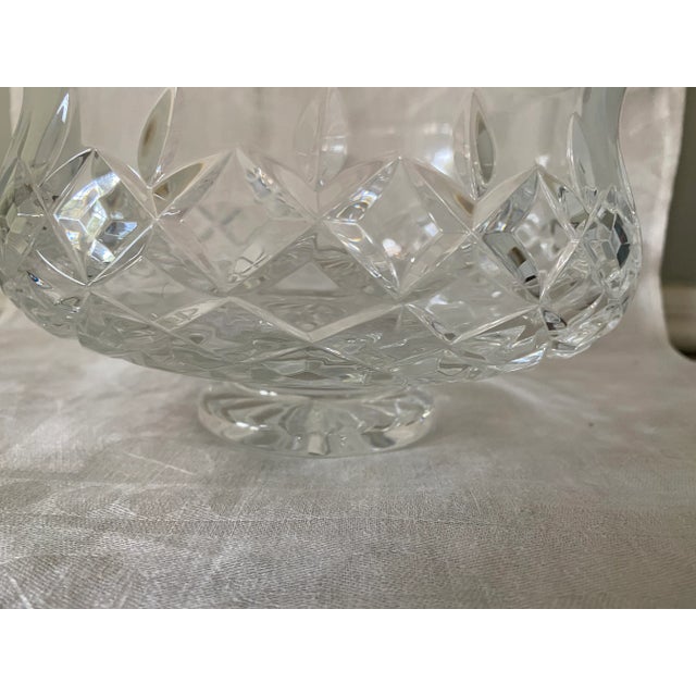 Contemporary Waterford Crystal Footed Bowl, Lismore Pattern For Sale - Image 3 of 8