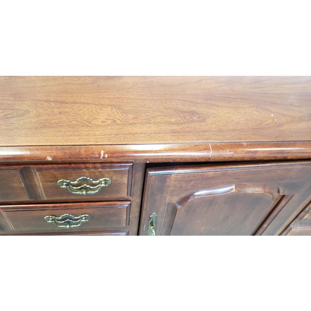 Vintage 1980s Cherry Queen Anne Thomasville Bedroom Dresser Chairish