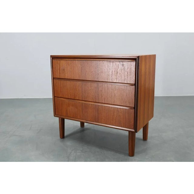Wood Vintage Teak Chest of Drawers, 1960s For Sale - Image 7 of 13