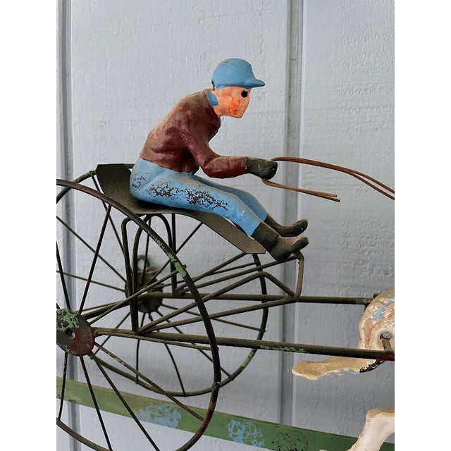 Late 20th Century Vintage Boho Curtis Jere Painted Metal Weather Vane For Sale - Image 5 of 7