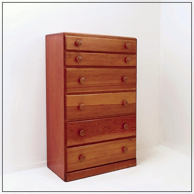 Vintage Chest of Drawers in Pine, 1970s For Sale - Image 16 of 16