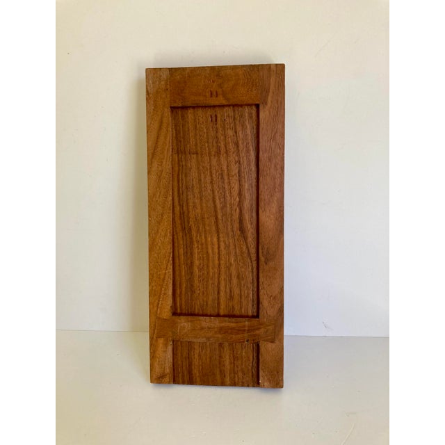 Boho Chic 1970s Boho Wood Carved Book Holder With Owls For Sale - Image 3 of 5