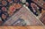 Pink Navy Persian Kashan Mat rug no. j1995 For Sale - Image 8 of 9