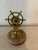 Wood Vintage English Brass Ship's Wheel Nutcracker For Sale - Image 7 of 8
