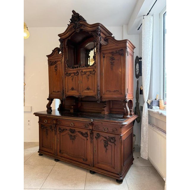 Baroque Pfeiferl Topboard Buffet, 1880s For Sale - Image 6 of 18