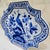 Vintage Royal Delft Blue & White Bird & Floral Wall Plaque, Porceleyne Fles Hand-Painted Dutch Faience Charger Plate For Sale In Dallas - Image 6 of 9
