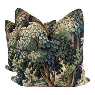 "Into the Woods" 22" Pillows-a Pair For Sale