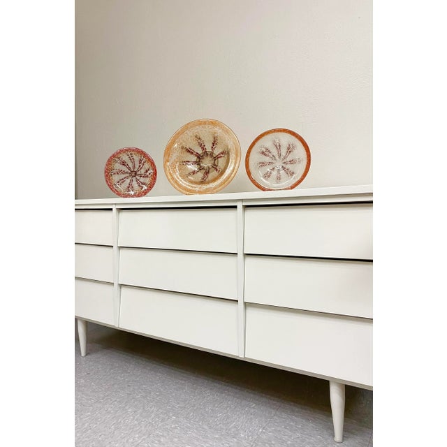 Art Deco 1930s Ikora German Glass Collection, Set of 3 For Sale - Image 3 of 13