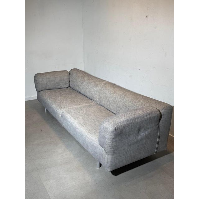 Met 250 Sofa in Grey Fabric from Cassina For Sale - Image 11 of 11