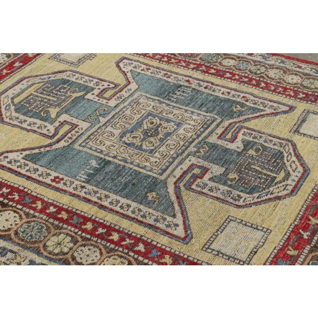 Made with a special blend of hand-knotted Ghazni wool, this 5x7 contemporary rug from Rug & Kilim's custom-classics Burano...