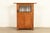 Stickley Stickley Roycroft Mission Oak Arts & Crafts Chafing Dish Stand or Side Cabinet With Leaded Glass For Sale - Image 4 of 15