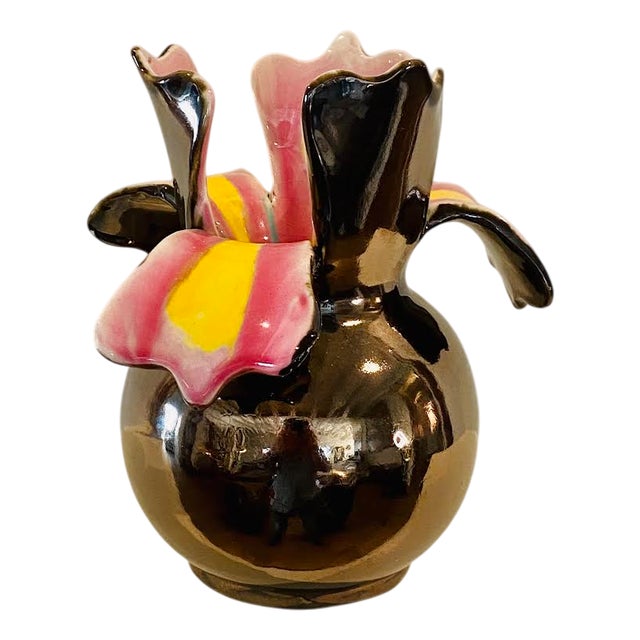 Vallauris Ceramic Vase, 1970s For Sale