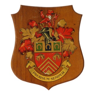 1957 Gloucestershire Coat of Arms Trophy For Sale