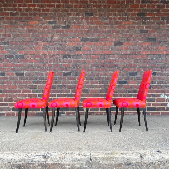 Harvey Probber Dining Chairs Set of 4 Chairish