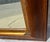 Italian Walnut Wood & Gold Distressed Floor Mirror For Sale - Image 9 of 13