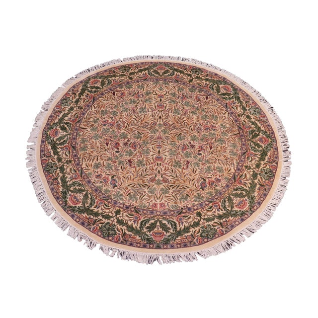 Designed with mesmerizing intricacy and gorgeous color palette, this hand-knotted masterpiece demonstrates the beauty and...