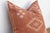 1990s 24" Sienna Chevron Moroccan Silk Pillow For Sale - Image 5 of 8