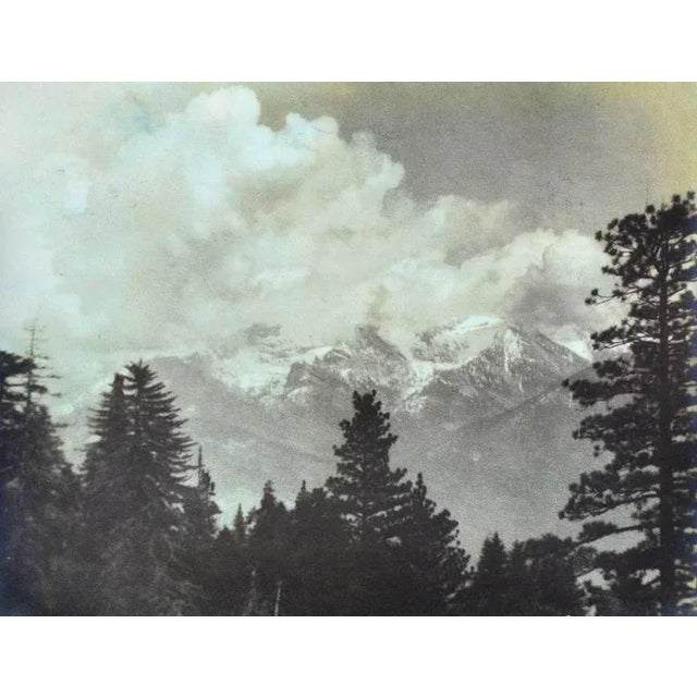 "Impression of the High Sierras" a Lithobrome Photograph by Sigismund Blumann (American, 1872-1956). Signed "Sigismund...