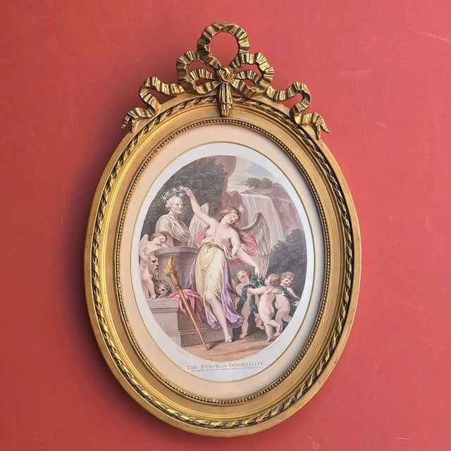 Giovanni Battista Cipriani, the Nymph of Immortality, 1800s, Paper, Framed For Sale - Image 16 of 16