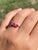 The Sasser: Ladies 14K Yellow Gold Ruby and Diamond Ring For Sale - Image 10 of 10
