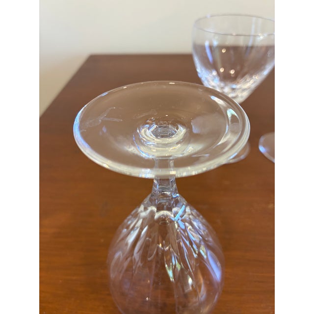 Vintage Josair Crystal Wine Glasses - Set of 4 For Sale - Image 9 of 10