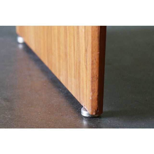 1950s Harvey Probber (Attr.) Mid Century Walnut Advent Executive Desk Mid Century For Sale - Image 11 of 12