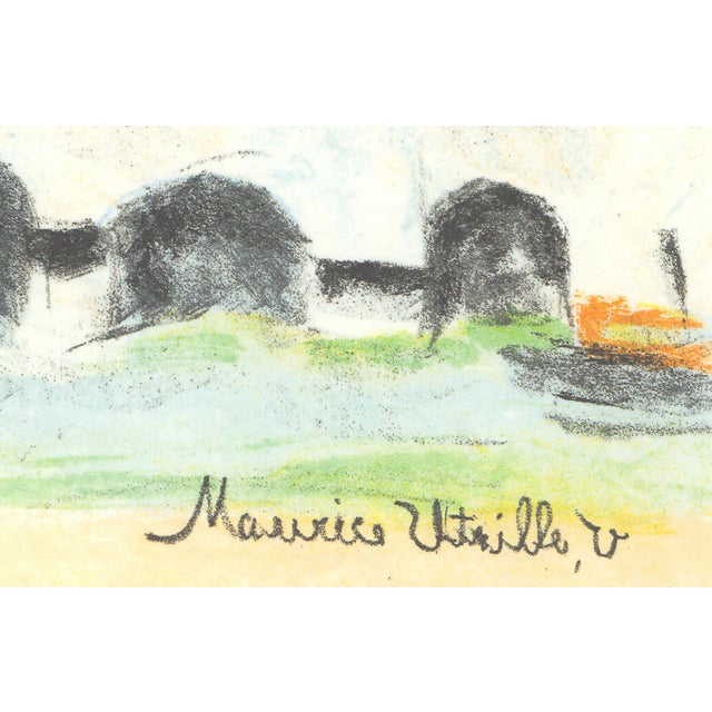 Maurice Utrillo “Pont Neuf” (Paris) by Maurice Utrillo 1955 Lithograph For Sale - Image 4 of 4