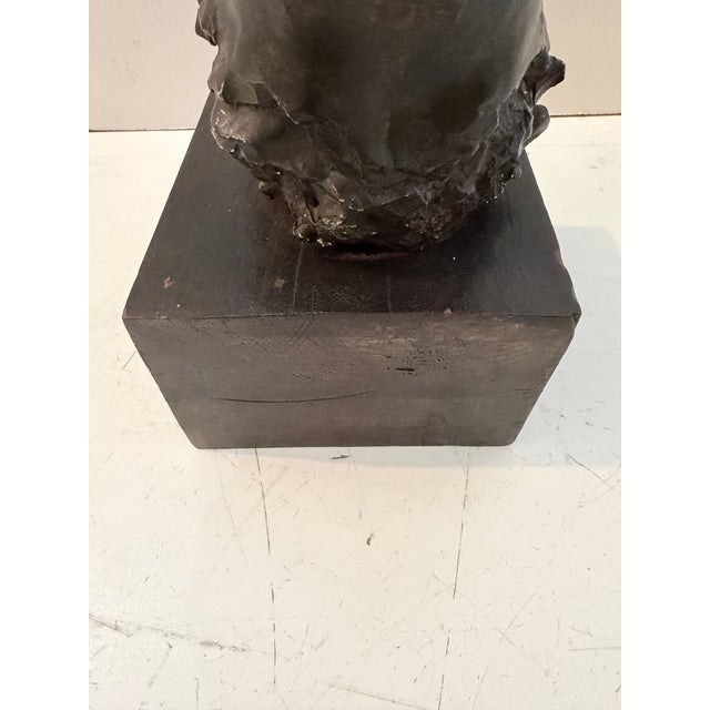 Vintage Modern Sculptural Female Bust For Sale - Image 11 of 12