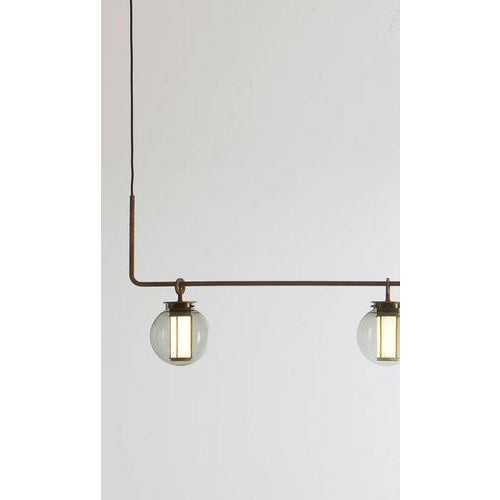 Metal T Chandelier III Suspension Lamp by Neri and Hu Bai for Parachilna For Sale - Image 7 of 10