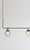 Metal T Chandelier III Suspension Lamp by Neri and Hu Bai for Parachilna For Sale - Image 7 of 10