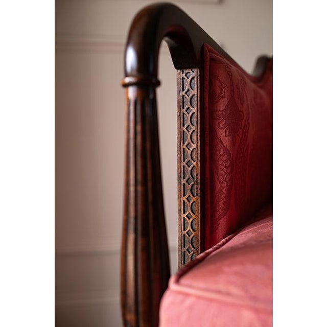 Late 20th Century Louis XVI Pink Bergère Chairs by Woodmark Originals - A Pair For Sale - Image 12 of 18