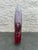 Striking gourd shaped neodymium glass vase designed by Miloslav Klinger for Zelezny Brod Skol, Czechoslovakia. There is no...