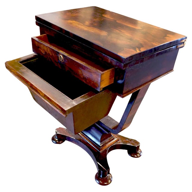 19th century Regency or Victorian Rosewood Game Table English; mid-to-late 19th century Rosewood Approximate size: 28”H x...