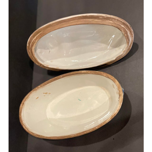 Ceramic Antique Chinese Duck Tureen For Sale - Image 7 of 11