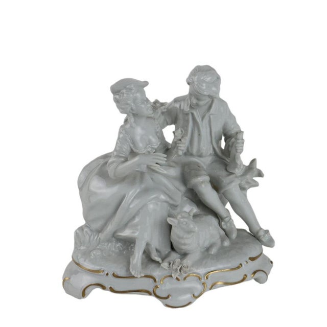 Sculpture in White Porcelain from Unter Weiss Bach, 20th Century For Sale - Image 9 of 10