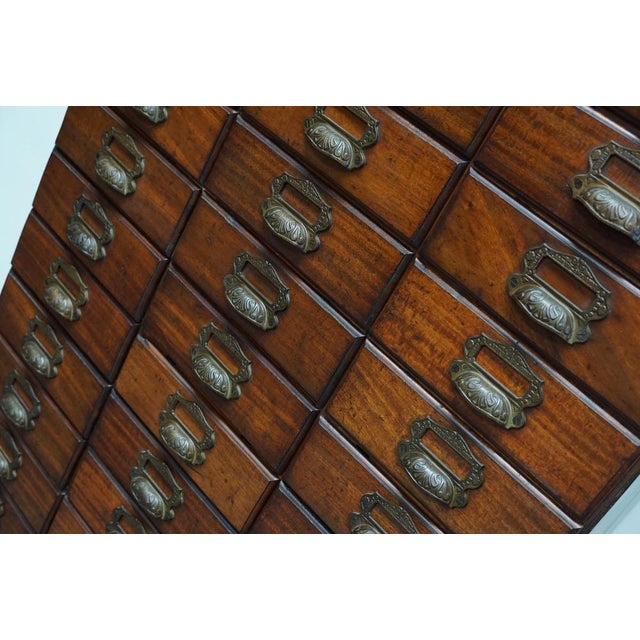 Antique French Mahogany Apothecary Cabinet by Chouanard, 1900s For Sale - Image 12 of 18