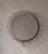 Large Illuminated Circular Beveled Wall Mirror in Melted Ice Acrylic Glass, 1970s For Sale - Image 9 of 12