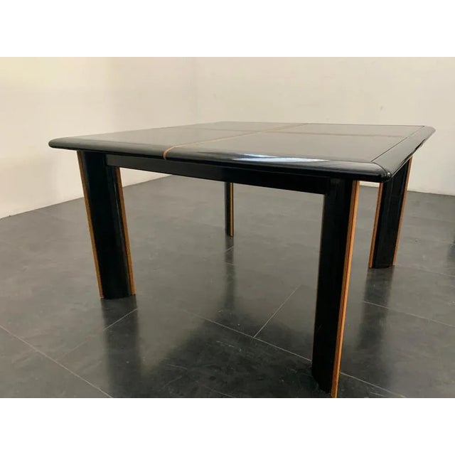 Lacquered Table with Top Glass by Pierre Cardin for Roche Bobois, 1970s For Sale - Image 6 of 10