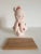 Wood Vintage Mid Century Japanese Porcelain Bisque Gumps Exclusive Hakata Doll Female Figurine For Sale - Image 7 of 9