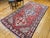 1900 - 1909 Vintage Shiraz Tribal Area Rug, Hand-Knotted Wool, Geometric Pattern, Red & Ivory, 5x10 For Sale - Image 5 of 13