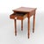 An antique single drawer side stand, crafted from highly figured tiger maple wood, dating to approximately 1830. This...