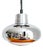 Mid-Century Modern Space Age Dutch Pendant Lamp in Chrome by Herda, 1970s For Sale