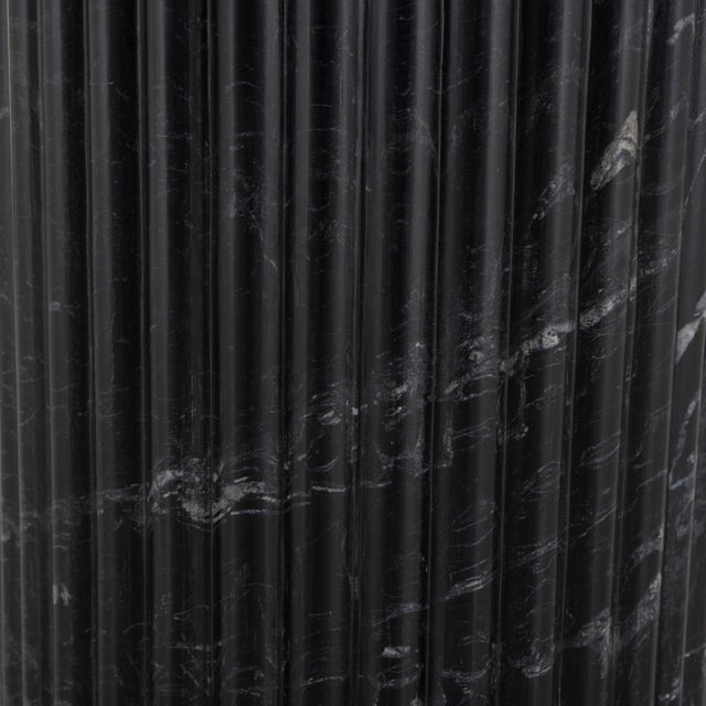 Four Hands Oranda End Table - Black Marble For Sale - Image 4 of 7