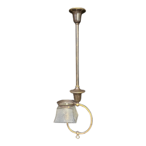 1920s Semi Flush Mount Single Light